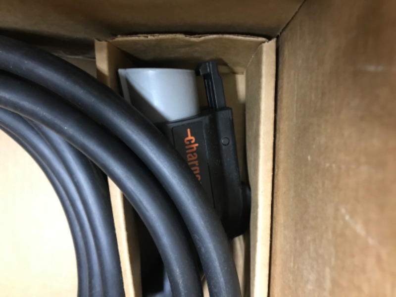 Photo 1 of ChargePoint Home Flex Electric Vehicle (EV) Charger, 16 to 50 Amp, 240V, Level 2 WiFi Enabled EVSE, UL Listed, ENERGY STAR, NEMA 14-50 Plug or Hardwired, Indoor / Outdoor, 23-foot cable , Black
