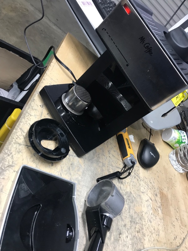 Photo 1 of ** MISSING GLASS CARAFE**r. Coffee 4-Cup Steam Espresso System with Milk Frother