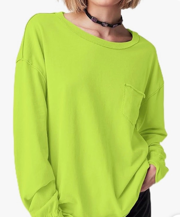 Photo 1 of Medium
ATHMILE Womens Long Sleeve T Shirts Crewneck Tops Casual Blouse 2023 Y2K Basic Tee Tunics