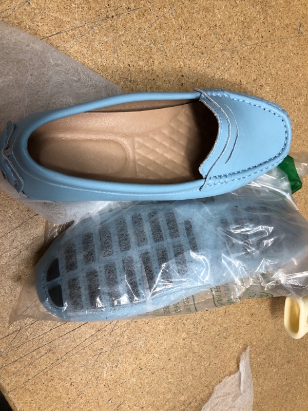 Photo 1 of baby blue lightweight loafers