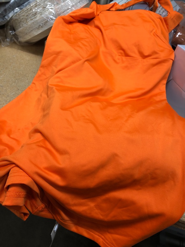 Photo 1 of orange  womens small dress