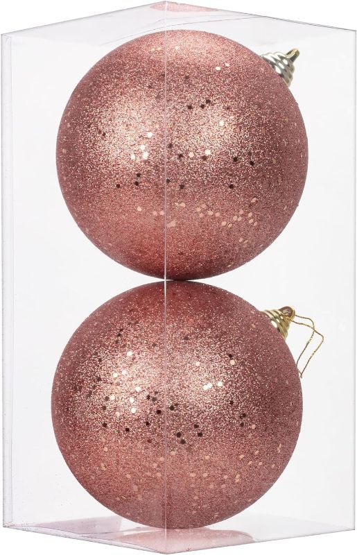 Photo 1 of 2 pcs Christmas ornaments holiday pink