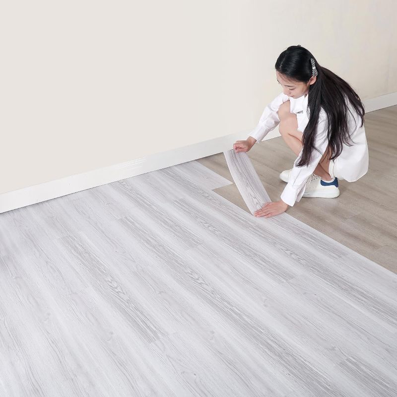 Photo 1 of (READ FULL POST) Floor Tile Self Adhesive Vinyl Flooring Planks,Washed Adhesive Wood Plank Flooring Tiles for Bathroom, Kitchen, Living Room (914.4 x 152.4mm, White) 72 pcs
