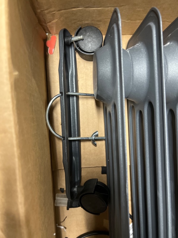 Photo 1 of R.W.FLAME Oil Filled Radiator Heater,1200W Electric Space Heaters with 3 Heat Settings,Adjustable Thermostat,Overheat & Tip-Over Protection,Quiet Radiator Heater for Home Office Indoor Use (Black)