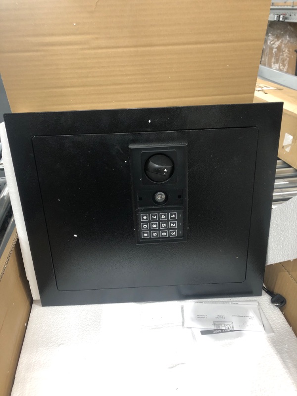 Photo 2 of 17.72" Tall Fireproof Wall Safes Between the Studs 16" Centers, Electronic Hidden Safe with Digital Keypad, Home Safe for Firearms, Money, Jewelry, Passport