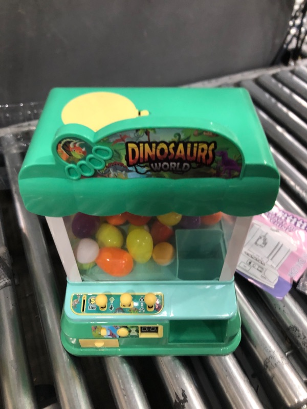 Photo 2 of Dinosaur Claw Machine, Large Claw Machine for Kids, Dinosaur Toys Games for Kids 3-5 5-7, 3 4 5 6 7 8 Year Old boy Birthday Gift Ideas, Vending Machine Toys for Tiny Stuff