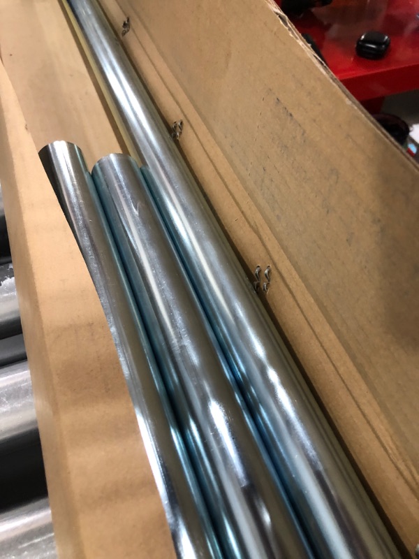 Photo 1 of DuraSteel Open Base Work Table Bracing - 24 x 48 Inch Table Stabilizing Leg Cross Braces - Fits Commercial Food Prep Stainless Steel or Maple Wood Worktable 24" x 48"