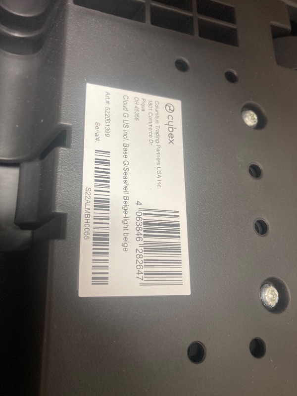 Photo 1 of Cybex Cloud G Comfort Extend Infant Car Seat with Anti-Rebound Base, Linear Side Impact Protection, Latch Install, Ergonomic Full Recline, Extended Leg Rest, Seashell Beige
