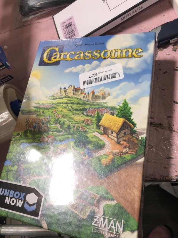 Photo 1 of Carcassonne Board Game (BASE GAME) | Board Game for Adults and Family | Strategy Board Game | Medieval Adventure Board Game | Ages 7 and up | 2-5 Players | Made by Z-Man Games