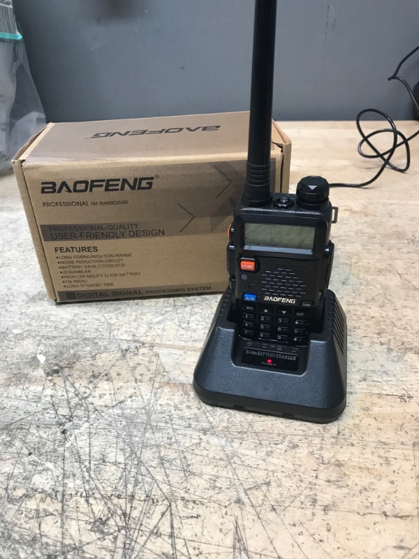 Photo 2 of Baofeng UV-5R Ham Two Way Radio Upgrade Version (144-148/420-450Mhz), Dual Band Walkie Talkie