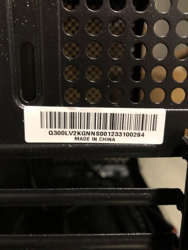 Photo 3 of Cooler Master Q300L V2 Micro-ATX Tower, Magnetic Patterned Dust Filter, USB 3.2 Gen 2x2 (20GB), Tempered Glass Panel, CPU Coolers Max 159mm, GPU Max 360mm, Fully Ventilated Airflow (Q300LV2-KGNN-S00) Q300L V2 Black
