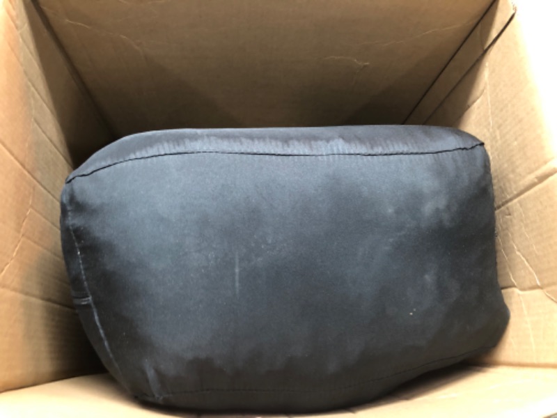 Photo 2 of amazon basics memory foam filled bean bag chair with microfiber cover ft grey solid