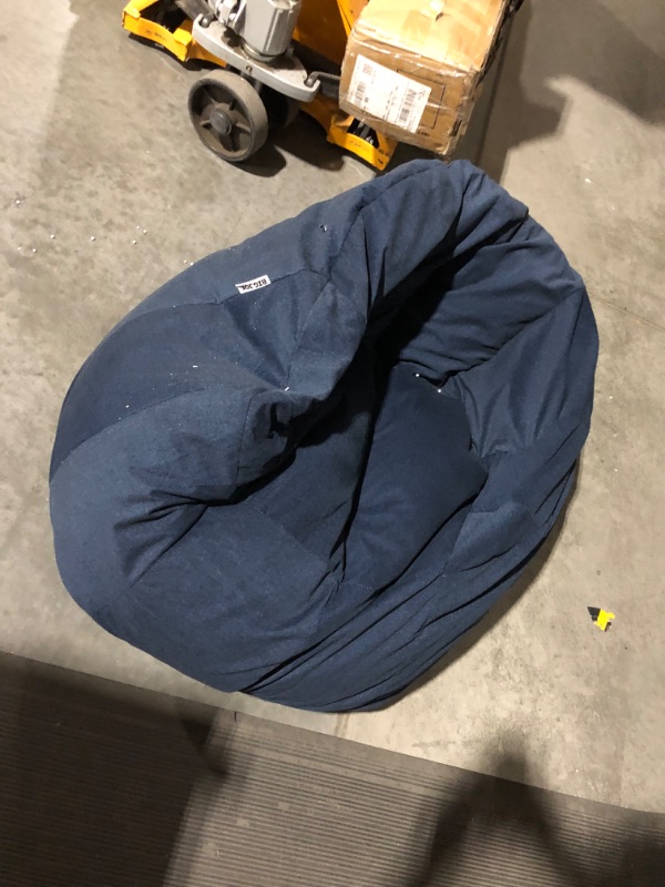 Photo 3 of ***TORN - SEE COMMENTS***
Big Joe Milano Beanbag Chair Navy Smartmax