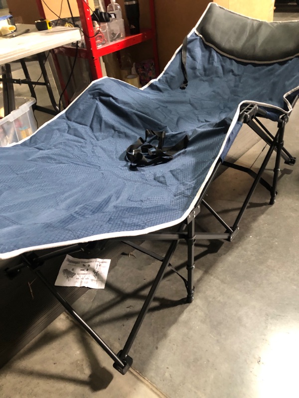 Photo 3 of Suteck Oversized Heated Camping Chair, XL Rocking Camping Chair W/3 Heat Levels for Back & Seat, Portable Folding Heated Chairs Outdoor Sports for Patio Lawn Outdoor Travel, Power Bank?Not Included?