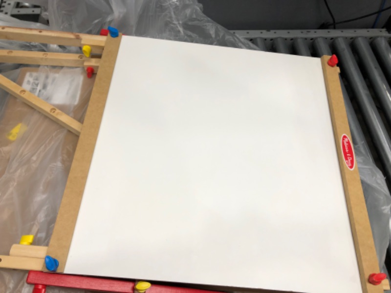 Photo 2 of **SEE NOTES BELOW***Melissa & Doug Deluxe Standing Art Easel - Dry-Erase Board, Chalkboard, Paper Roller
