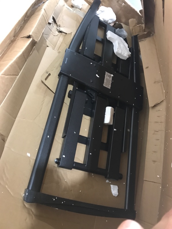 Photo 3 of Monoprice Stable Series Full-Motion Articulating TV Wall Mount Bracket for TVs 60in to 100in Max Weight 176 lbs Extends from 2.8in to 24.6in VESA Up to 600x900 Concrete & Brick UL Certified Black Xlg - 23"- 100" Mount Bracket