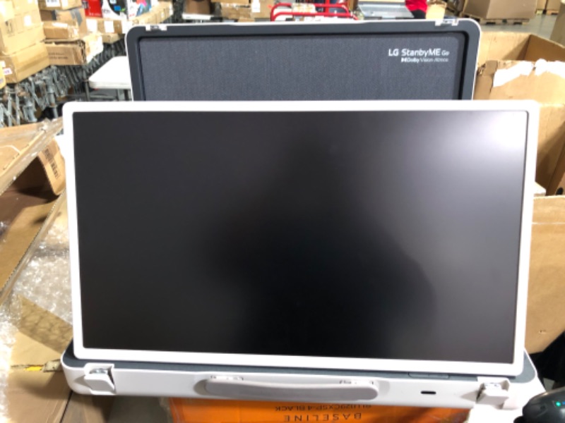 Photo 4 of ***PORTS DAMAGED - UNABLE TO TEST - NO POWER CORD - SEE PICTURES***
LG 27-Inch StanbyME Go Portable Smart 1080P Touch Screen (27LX5QKNA, 2023 Model)