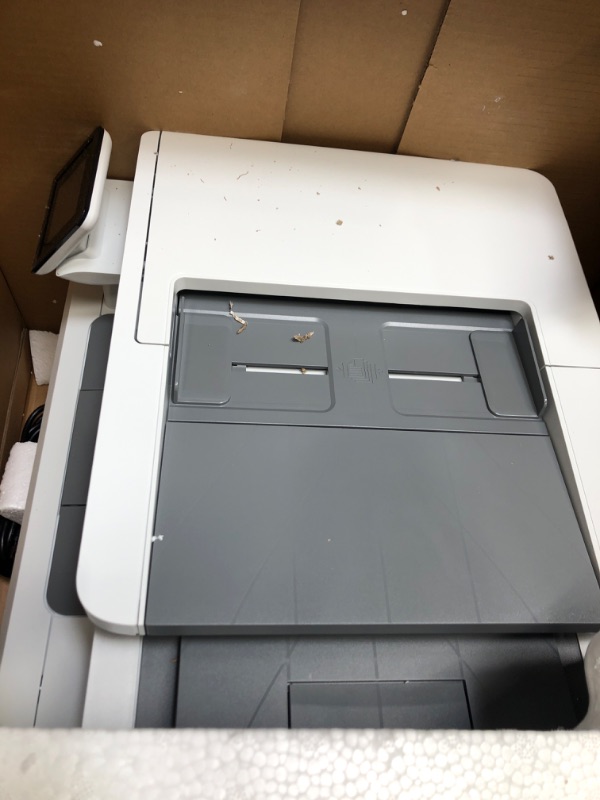 Photo 3 of HP Color LaserJet Pro MFP 4301fdw Wireless Printer, Print, scan, copy, fax, Fast speeds, Easy setup, Mobile printing, Advanced security, Best-for-small teams, white, 16.6 x 17.1 x 15.1 in New version