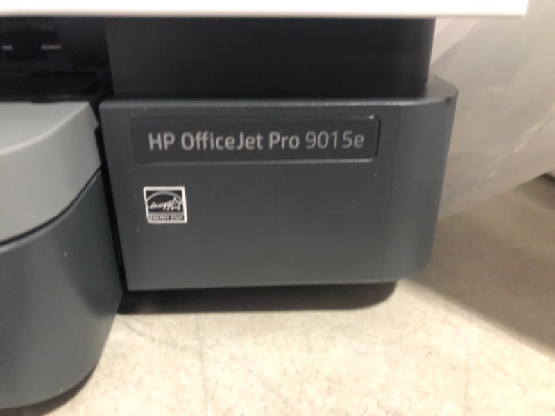 Photo 1 of HP OfficeJet Pro 9015e Wireless Color All-in-One Printer with bonus 6 months Instant ink with HP+ (1G5L3A),Gray