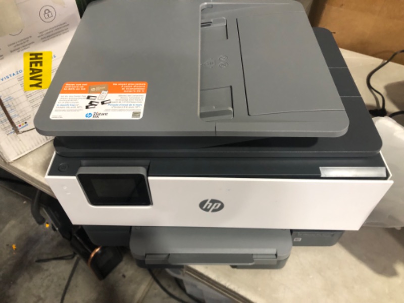 Photo 7 of HP OfficeJet Pro 9015e Wireless Color All-in-One Printer with bonus 6 months Instant ink with HP+ (1G5L3A),Gray