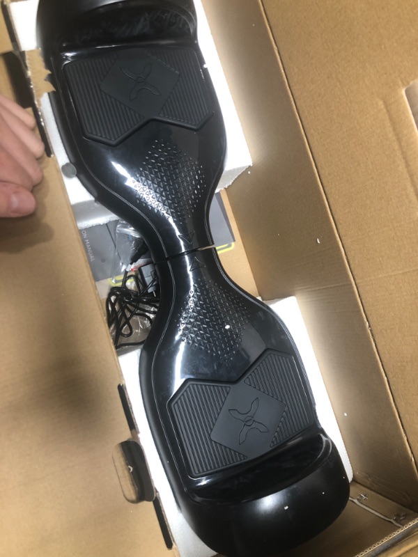 Photo 2 of ***see notes***Hover-1 Helix Electric Hoverboard | 7MPH Top Speed, 4 Mile Range, 6HR Full-Charge, Built-in Bluetooth Speaker, Rider Modes: Beginner to Expert Hoverboard Black