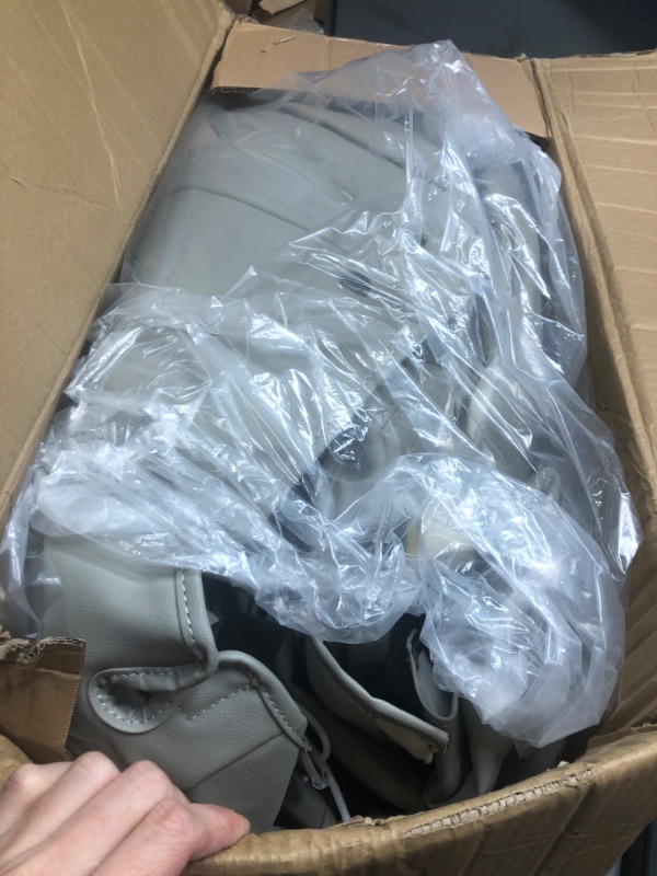 Photo 1 of Kojem Gray Seat Cover Compatible with 2015-2018 Toyota Sienna (8 Passenger Sienna Only) 3 Rows 8 Seaters Full Artificial Leather Sets