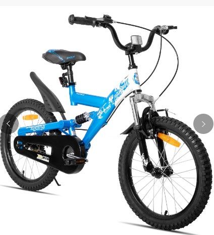 Photo 1 of ***DAMAGED - SCUFFED/SCRAPED/BENT - LIKELY MISSING PARTS***
JOYSTAR Contender 16" Kids Mountain Bike, Blue