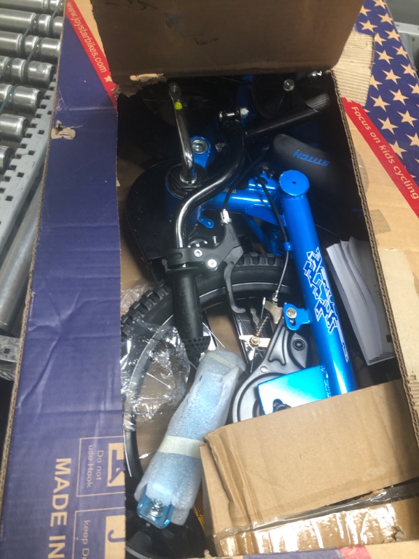 Photo 2 of ***DAMAGED - SCUFFED/SCRAPED/BENT - LIKELY MISSING PARTS***
JOYSTAR Contender 16" Kids Mountain Bike, Blue