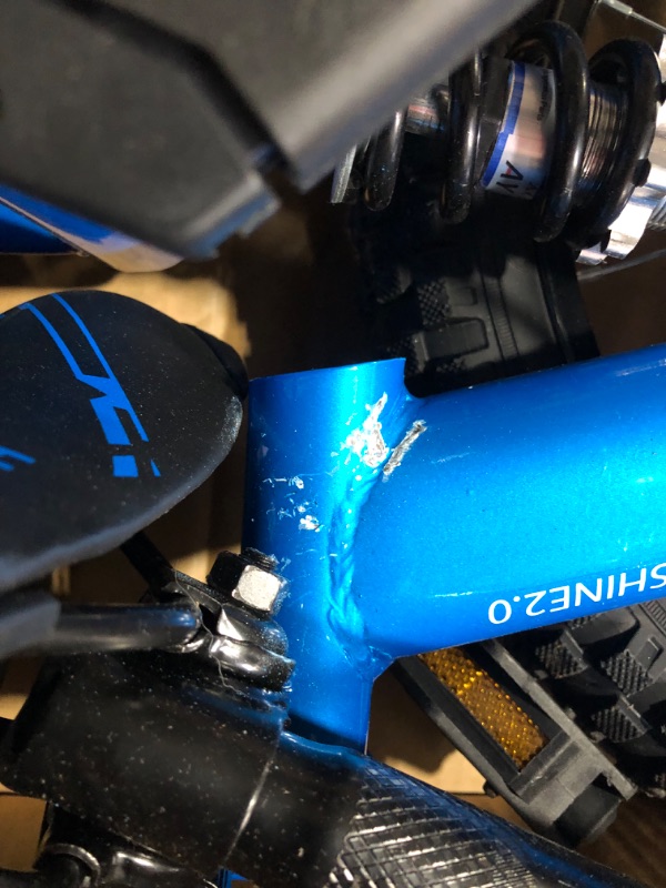 Photo 7 of ***DAMAGED - SCUFFED/SCRAPED/BENT - LIKELY MISSING PARTS***
JOYSTAR Contender 16" Kids Mountain Bike, Blue