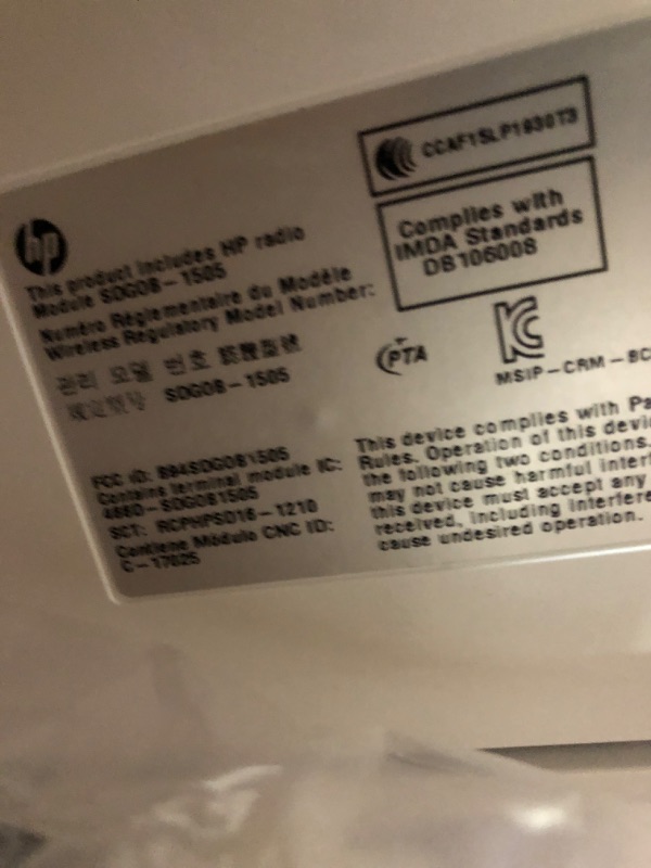 Photo 5 of ***SEE NOTES*** HP Color LaserJet Pro M255dw Wireless Laser Printer, Remote Mobile Print, Duplex Printing, Works with Alexa (7KW64A), White
