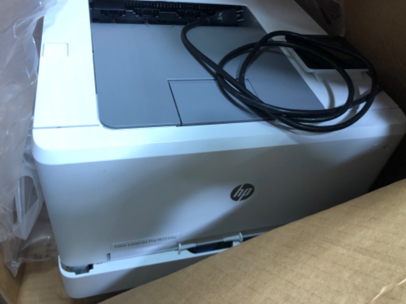 Photo 3 of ***SEE NOTES*** HP Color LaserJet Pro M255dw Wireless Laser Printer, Remote Mobile Print, Duplex Printing, Works with Alexa (7KW64A), White
