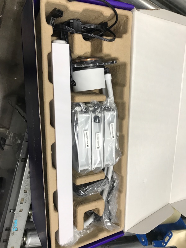 Photo 1 of NZXT Kraken 360 RGB - 360mm AIO CPU Liquid Cooler - Customizable 1.54"" Square LCD Display for Images, Performance Metrics and More - High-Performance Pump - 3 x F120 RGB Core Fans - White 360mm Kraken RGB White