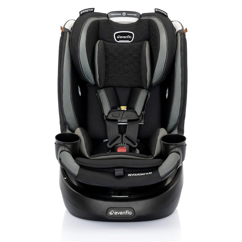 Photo 1 of ***********unknown if complete***************
Evenflo Revolve360 Slim 2-in-1 Rotational Car Seat with Quick Clean Cover (Salem Black)
