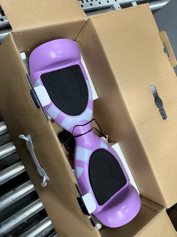 Photo 2 of **SEE NOTES**Jetson All Terrain Light Up Self Balancing Hoverboard with Anti-Slip Grip Pads, for riders up to 220lbs Purple