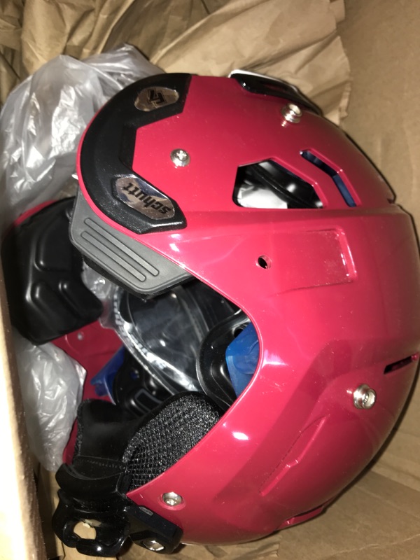 Photo 1 of Schutt F7 LX1 Youth Football Helmet Large F7 LX1 Youth Football Helmet Cardinal