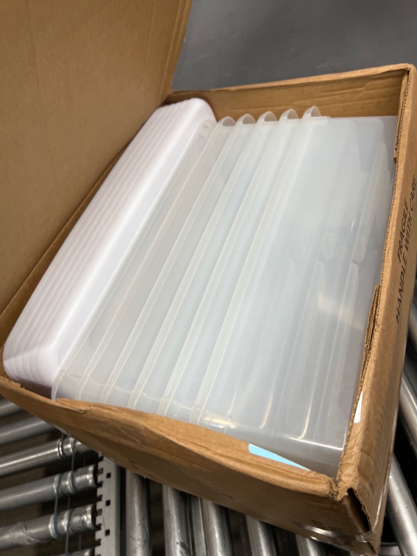 Photo 1 of 6-pc storage bins 