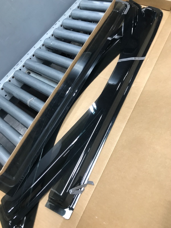 Photo 2 of * Not Exact* WeatherTech Custom Fit Side Window Deflectors for VW Golf GTI, Rabbit, Golf R32 - (80390), Front Pair - Dark Tint
