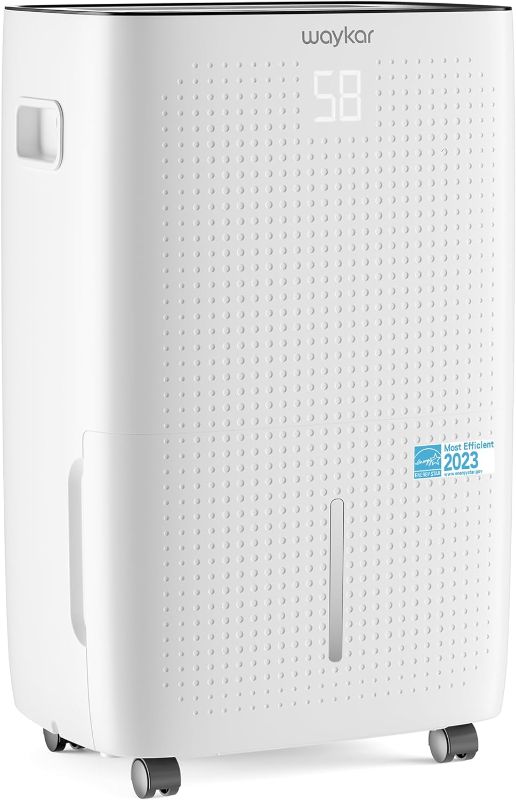 Photo 1 of (READ NOTES) Waykar 150 Pints 7,000 Sq. Ft Climate Pledge Friendly Dehumidifier with Drain Hose for Commercial and Industrial Large Rooms, Warehouses, Storages, Home, Basements and Bedroom with 2.04 Gal Water Tank
