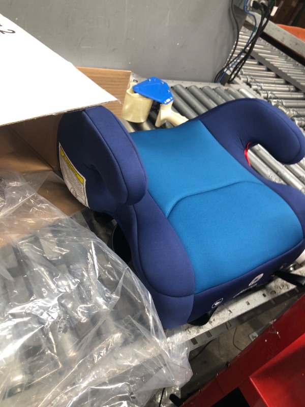 Photo 2 of Diono Solana 2 XL, Dual Latch Connectors, Lightweight Backless Belt-Positioning Booster Car Seat, 8 Years 1 Booster Seat, Blue 2019 LATCH Connect Single Blue