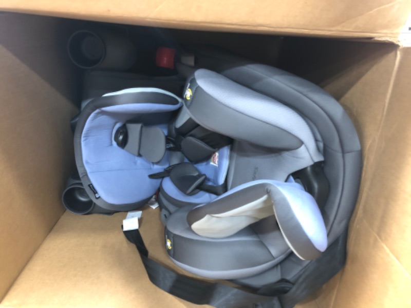 Photo 1 of baby car seat blue/grey 