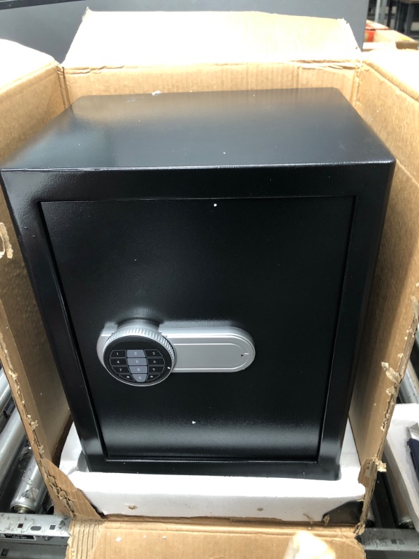 Photo 2 of  Steel Security Safe and Lock Box with Electronic Keypad 