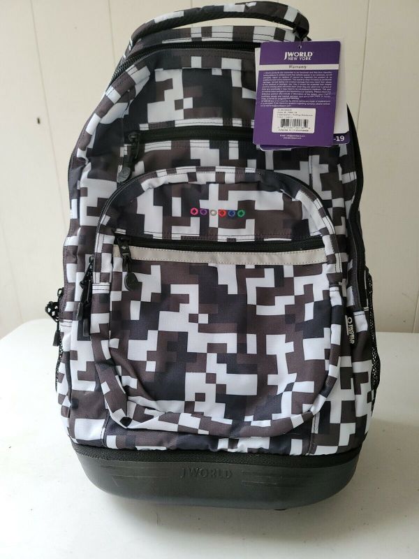 Photo 1 of (VISIBLY USED) J World New York Sundance Laptop Rolling Backpack, Tribal, One Size
