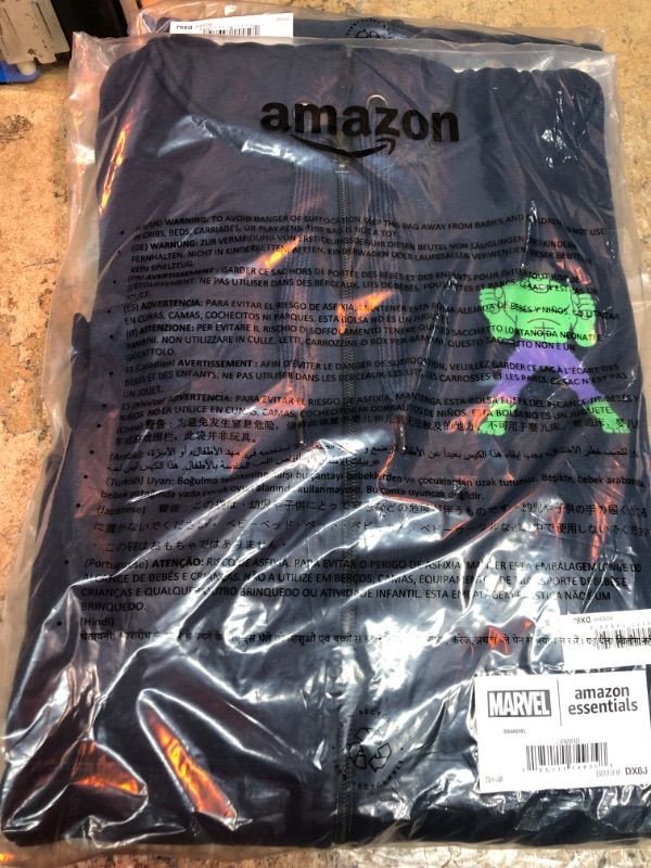 Photo 1 of AMAZON ESSENTIALS MARVEL HOODED JACKET  HULK NAVY SMALL 