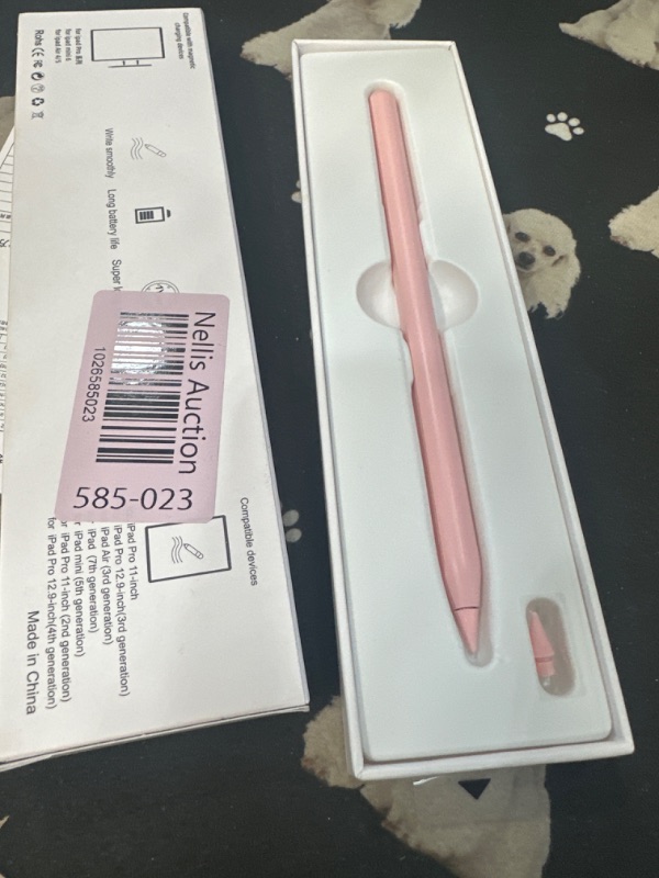 Photo 1 of INFILAND iPad Pencil 2nd Generation with Palm Rejection,[Magnetic Wireless Charging] iPad Stylus Pen for Apple iPad Pro (11/12.9 Inch),iPad Air 4th/5th Gen,iPad Mini 6th Gen, Pink