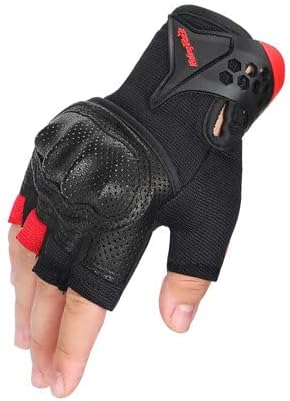 Photo 1 of Summer Breathable Motorcycle Gloves Motocross Half Finger Large 