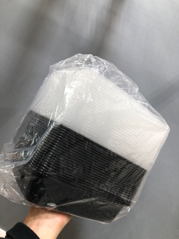 Photo 1 of Freshware Meal Prep Containers [20 Pack] 1 Compartment Food Storage Containers with Lids, Bento Box, Stackable, Microwave/Dishwasher Safe (48 oz) 1-Compartment, 20-Pack, 48 ounce
