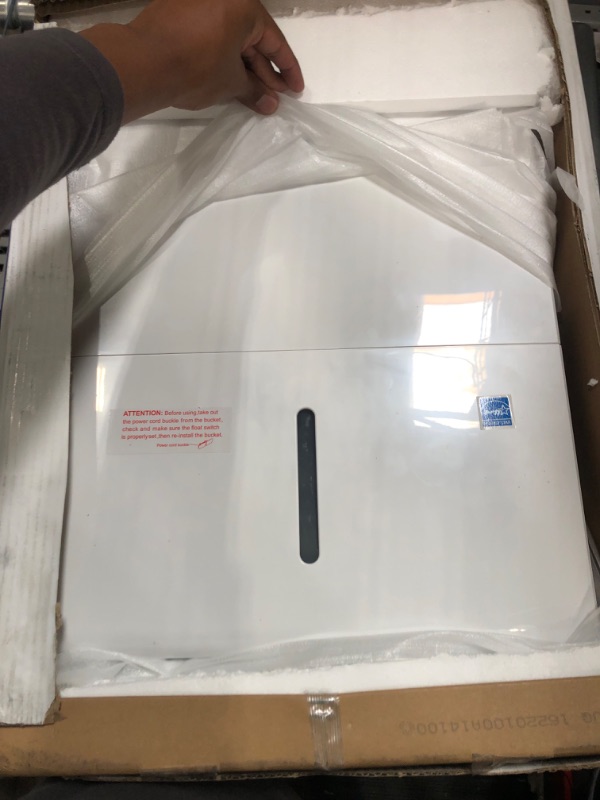 Photo 1 of CLEVAST 1,500 Sq. Ft Smart Wi-Fi Dehumidifier with App Energy Star Certified (2508303), 22 Pint with Reusable Air Filter for Bedrooms, Bathrooms, Compatible with Alexa, Intelligent Humidity Control 1,500 Sq. Ft-Smart