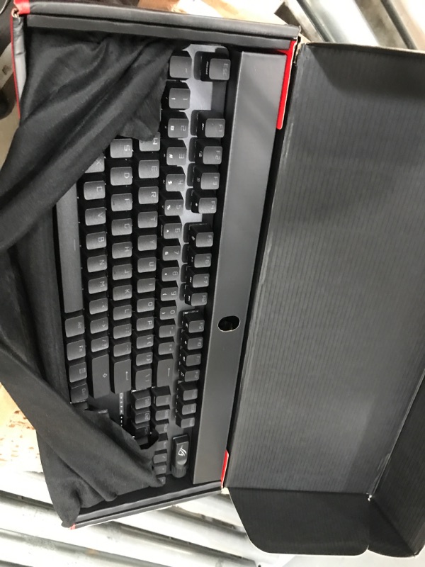 Photo 1 of ASUS ROG Strix Scope II Full-Size Gaming Keyboard, Dampening Foam, Pre-lubed ROG NX Storm Switches, UV-Coated ABS Keycaps, Multi-function Controls,.
