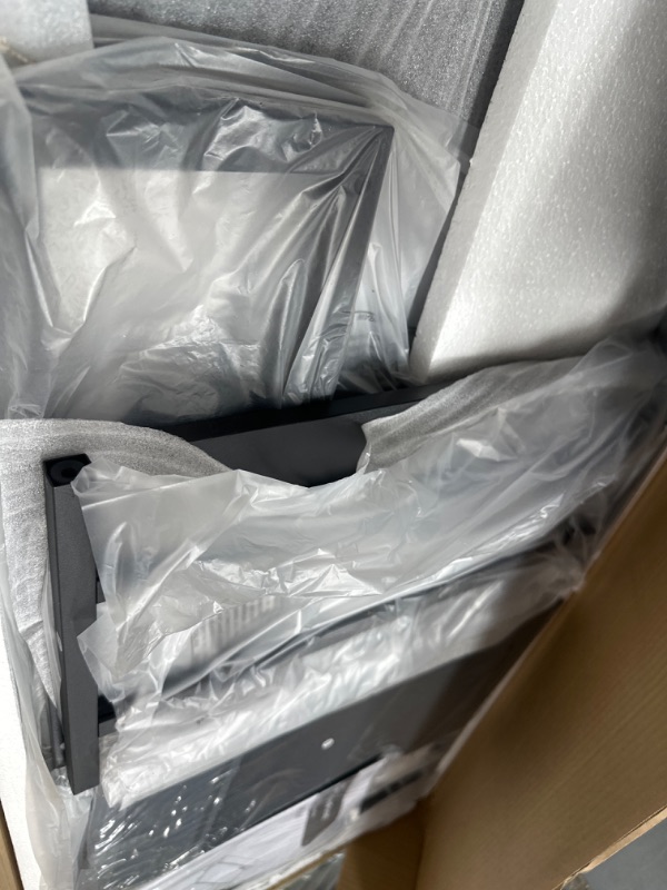 Photo 1 of GreenForest Computer Desk with Drawers and Power Outlet, 39.4 inch Small Gaming Desk with LED Light and Storage Shelves, Reversible Home Office Desk with Printer Stand and Monitor Stand, Black