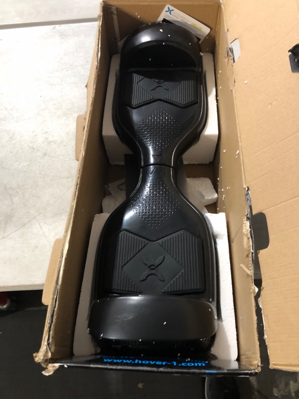 Photo 3 of (PARTS ONLY/ NO REFUNDS) Hover-1 Blast Electric Self-Balancing Hoverboard with 6.5” Tires, Dual 160W Motors, 7 mph Max Speed, and 3 Miles Max Range